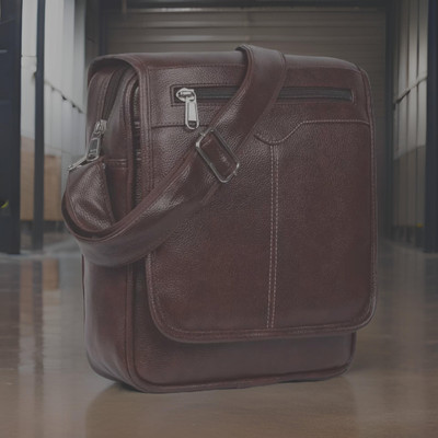 Shivra Brown Sling Bag Men Sling Bag side bag for men(S-12*11)