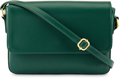 Fastrack Green Sling Bag Solid