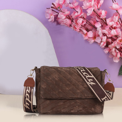 Luna & Sol Brown Sling Bag Stylish Classy New Latest Designe Crossbody Shoulder Sling bag for Women