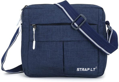 Straplt Blue Sling Bag Sling Cross Body Travel Office Business Messenger One Side Shoulder Bag