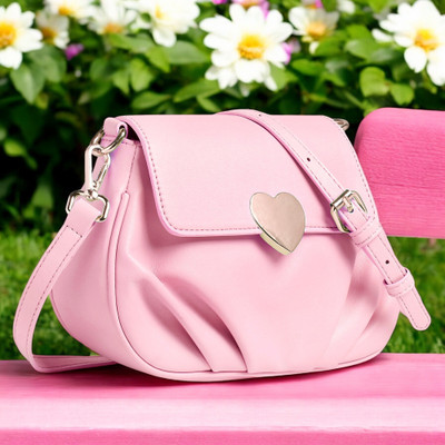 Exotic Pink Hobo Unique Style Sling Bag For Women
