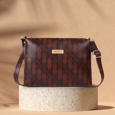 FANCES Brown Sling Bag DF3 Sling Bag Brown