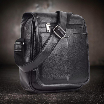 JairaJ Black Sling Bag Men Sling Bag extra large