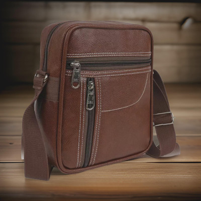 JairaJ Brown Sling Bag Men Sling Bag extra large