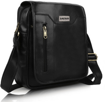 Safari go Black Sling Bag sling bag For Men
