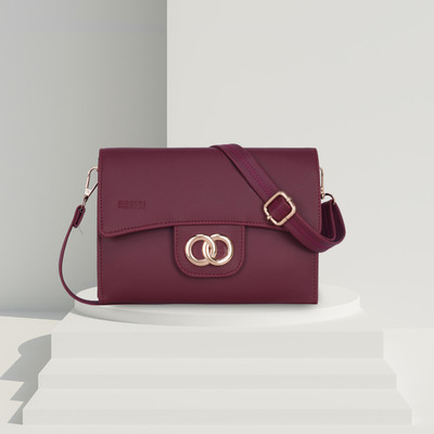 Reshu Maroon Sling Bag sling bag with shoulder