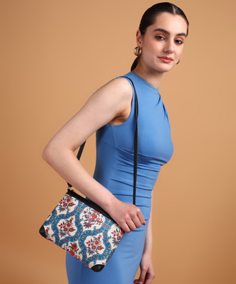 PEARLUXIS Green Sling Bag Women Sling Bag Patter New Desgin