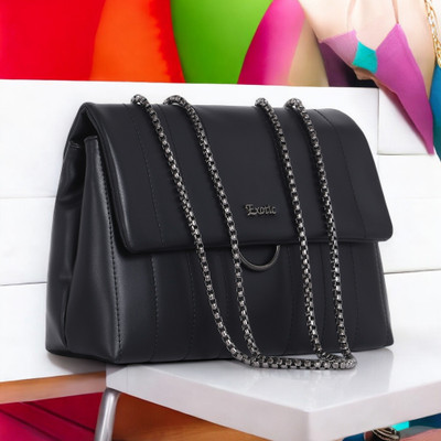 Exotic Black Sling Bag Fashionable sling bag-651