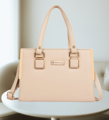 Golden Star Beige Satchel Ushawu Classic Carry