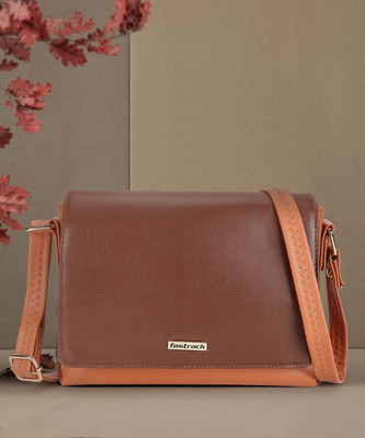 Fastrack Brown Sling Bag A4002PBR01