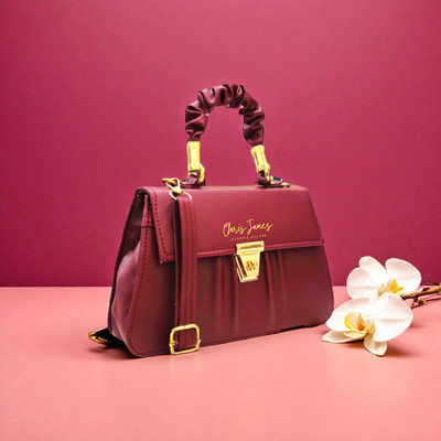 clarisjames Maroon Sling Bag Maroon ladies casual slingbag handbag women