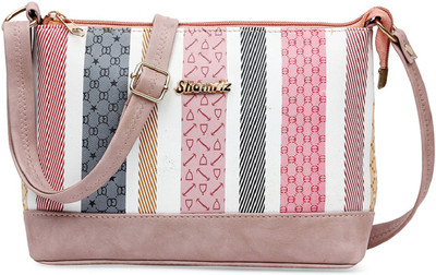 Lucifer Pink Sling Bag LF_MULTI-LINE-DS02-PINK