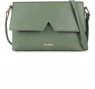 Fastrack Green Sling Bag Solid