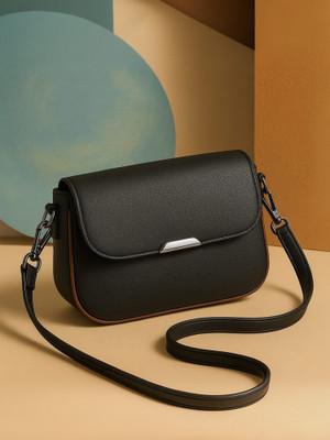 Shara Fashion Black Hand-held Bag KOREA STYLISH MULTIPURPOSE SLING BAG FOr GIRLS