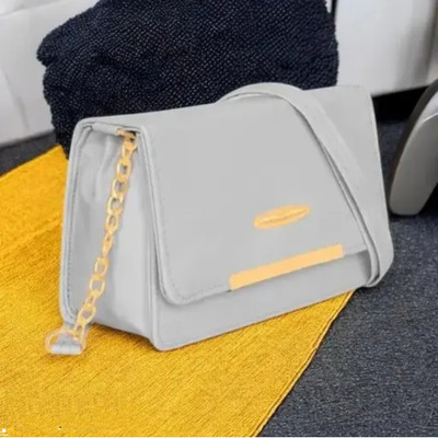 AI FASHION Grey Sling Bag Grey Woman And Girl Siling Bag