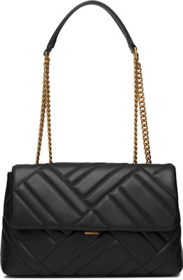 Miraggio Black Shoulder Bag Quilted Alicia Shoulder Bag for Women