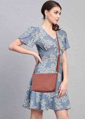 Leather Land Multicolor Sling Bag London Cut Sling bag In Onion Pink color