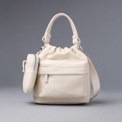 LINO PERROS White Hand-held Bag WHITE MINI HANDBAG