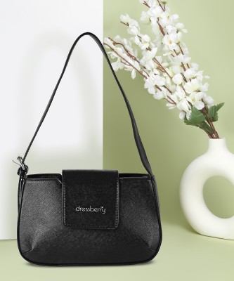 Dressberry Black Shoulder Bag Women Single Compartment