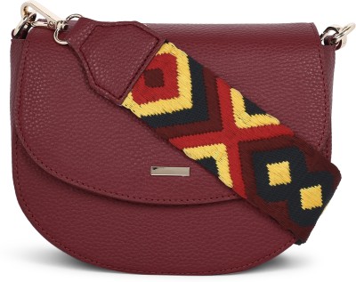 Dressberry Red Sling Bag Stylish & Lightweight Women Sling Bag|Hand Bag