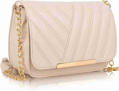 house of common Beige Sling Bag HAMZASB_CREAM_125_13