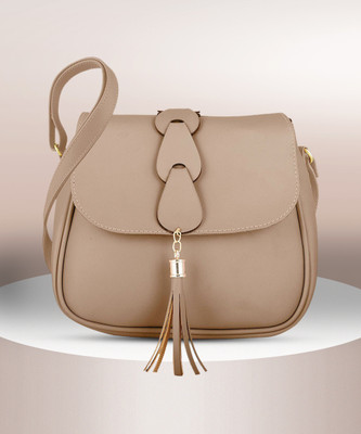 Lucifer Beige Sling Bag LF_DN-JHUMKA-BEIGE