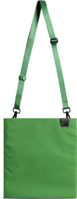 DailyObjects Green Sling Bag Seagrass Pivot Expandable Crossbody - Large