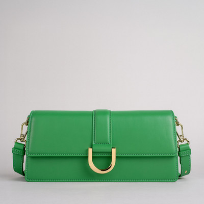 LINO PERROS Green Shoulder Bag Womens Green Hand Bag