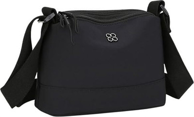 Kihika Black Sling Bag Body Sling Bag Women's Girls Quilted Cross Body Sling Bag
