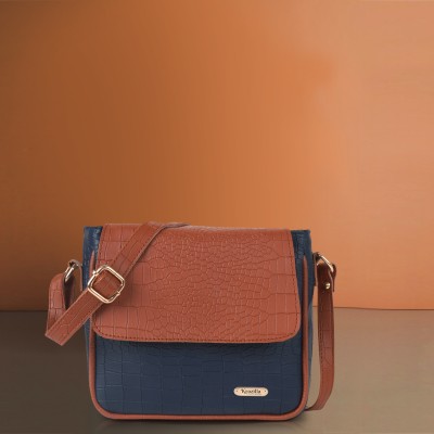 Krozilla Blue Sling Bag Fashionable & Stylish Sling Bag & CrossBody Bags for Girls & Womens