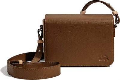 DailyObjects Brown Shoulder Bag Walnut Brown