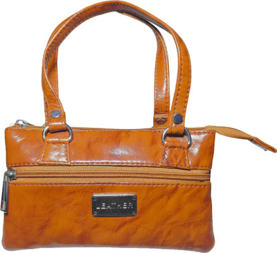 Clifton Tan Hand-held Bag Women’s Genuine Leather Handbag Party & Casual Bag