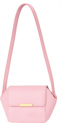 JWELLA Pink Sling Bag Faux Leather Sling Bag for Women