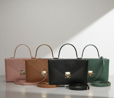 mahammad Pink Hand-held Bag Premium Designer Pink Shoulder Bag for Women | Stylish Handbag with Lock