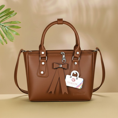 EVORK FASHION Orange Hand-held Bag Premium PU Leather Sling Bag for Women & Girls