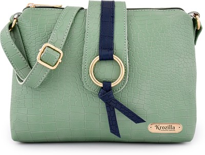 Krozilla Green Sling Bag Women Green Beautiful Crossbody Sling Bag