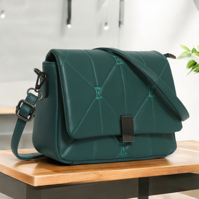 Exotic Green Sling Bag Fashionable sling bag
