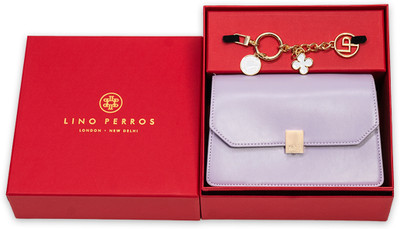LINO PERROS Purple Sling Bag HANDBAG-COMBO-4