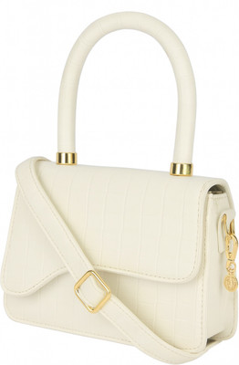JWELLA White Sling Bag Sling Bag