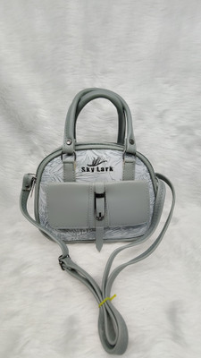 SIZI CREATION Green Shoulder Bag SZ0094-silver