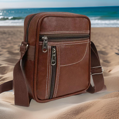 JairaJ Brown Sling Bag Men Sling Bag extra large