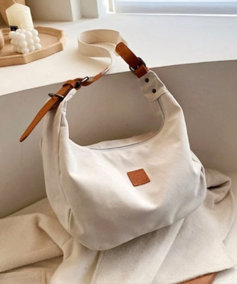 LIZIQI White Sling Bag Trendy canvas sling bag