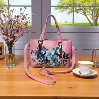 MSCOLLECTIONS Pink Hobo MS Fashionable Party And Office Wear Sling Bag For Womens And Girls (Pack Of 1)