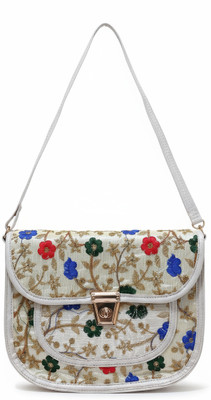 Amrit Multicolor Sling Bag square bag for party wedding