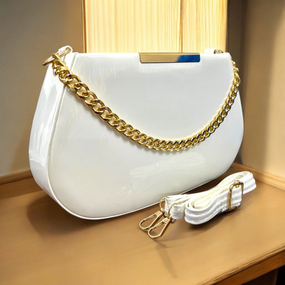 Skorpio White Sling Bag Trendy Designer Best Quality Sling Bag for Girls and Woman