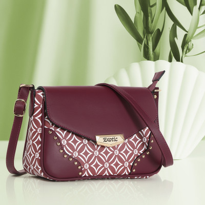 Exotic Maroon Sling Bag Women Sling Bag