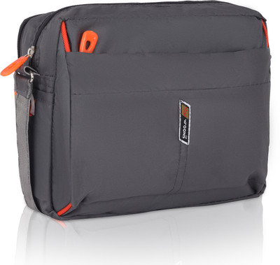 Woons Grey Sling Bag Cross body Men’s Sling Messenger Bag for Travel / Office / Business