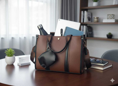 ANHAD GLOBAL TRADERS Brown Sling Bag LPBCPE5018925br