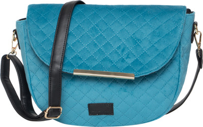 BABLI Blue Shoulder Bag Blue Women Sling Bag - Medium