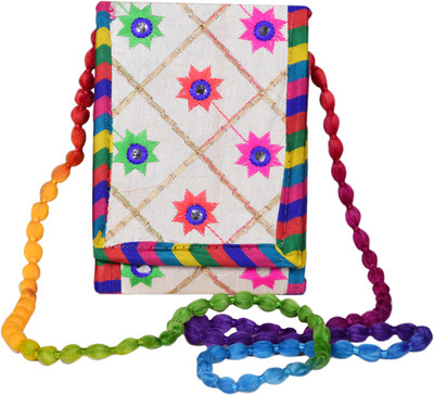Sunesh Creation White Sling Bag Sling Bag Multipurpose Bag